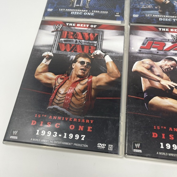 WWE: The Best of Smackdown 10th Anniversary 1999-2009 & Raw 15th 1993-2008(DVD) - Picture 5 of 11
